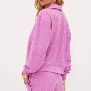 Beach Riot Martina Polo Shell Pink Terry